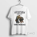 Officials Never Underestimate An Old Man Who Still - Adult & Kids T-Shirts, Sweatshirts & Hoodies apparel design preview 1