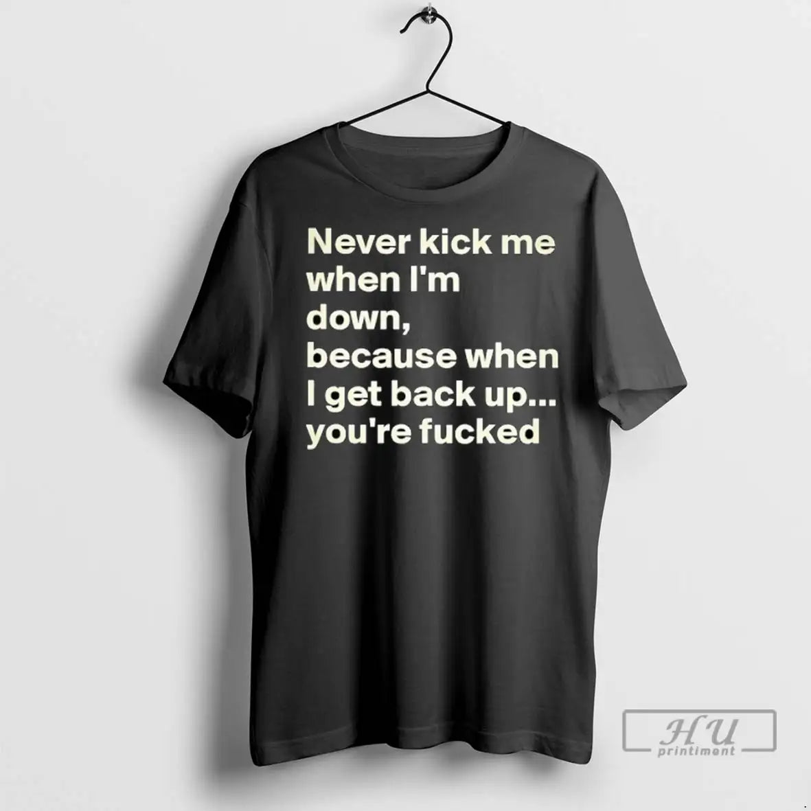 Officials Never Kick Me When Im Down Because I Get - Adult & Kids T-Shirts, Sweatshirts & Hoodies apparel design preview 1