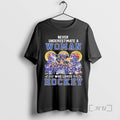 Officials Never Underestimate A Woman Who Loves Usa - Adult & Kids T-Shirts, Sweatshirts & Hoodies apparel design preview 1