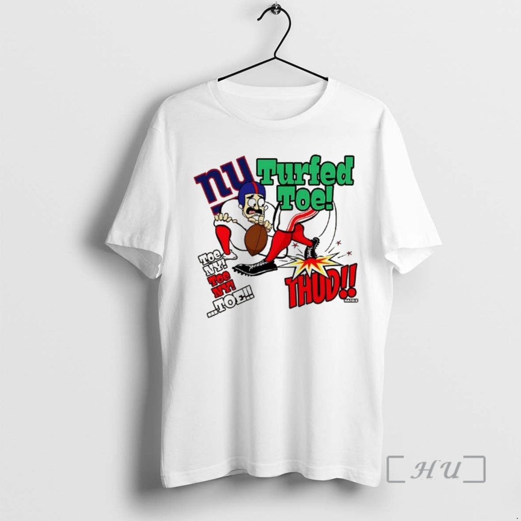 Officials New York Giants Turfed Toe Cartoon - Adult & Kids T-Shirts, Sweatshirts & Hoodies apparel design preview 1