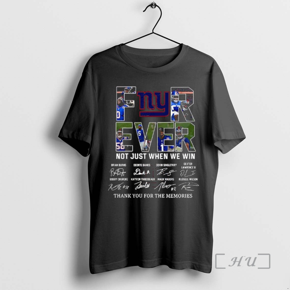 Officials New York Giants Forever Not Just When We - Adult & Kids T-Shirts, Sweatshirts & Hoodies apparel design preview 1