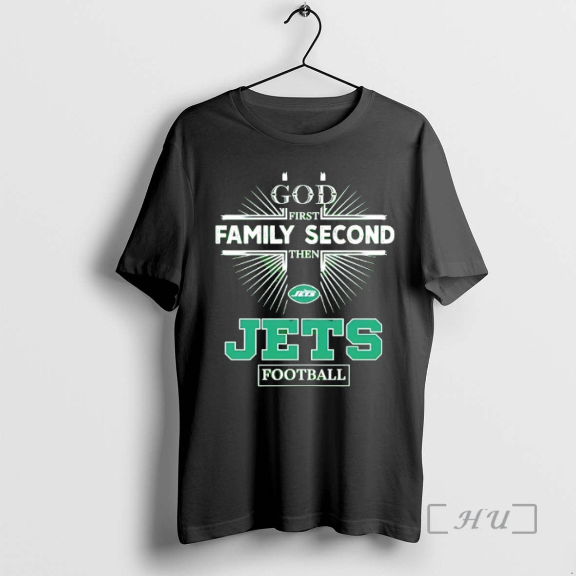 Officials New York Jets God First Family Second Then - Adult & Kids T-Shirts, Sweatshirts & Hoodies apparel design preview 1