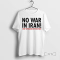 Officials No War In Iran Stop Operation Epstein Fury - Adult & Kids T-Shirts, Sweatshirts & Hoodies apparel design preview 1
