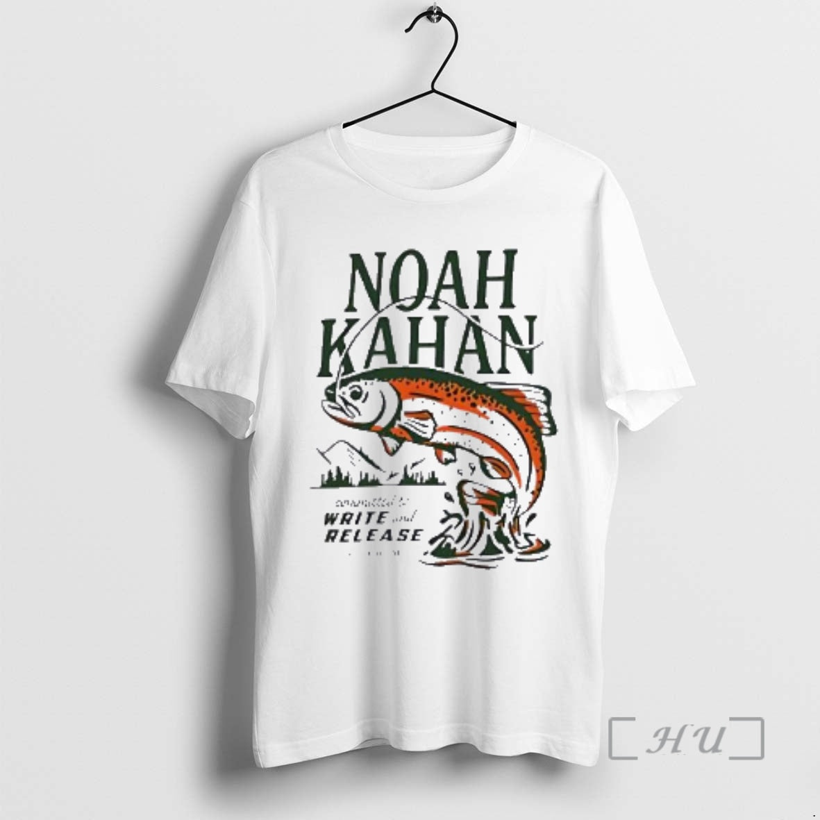 Officials Noah Kahan Committed Write Release Fishing - Adult & Kids T-Shirts, Sweatshirts & Hoodies apparel design preview 1