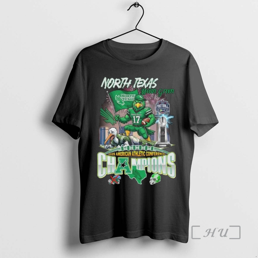 Officials North Texas Mean Green 2025 American - Adult & Kids T-Shirts, Sweatshirts & Hoodies apparel design preview 1