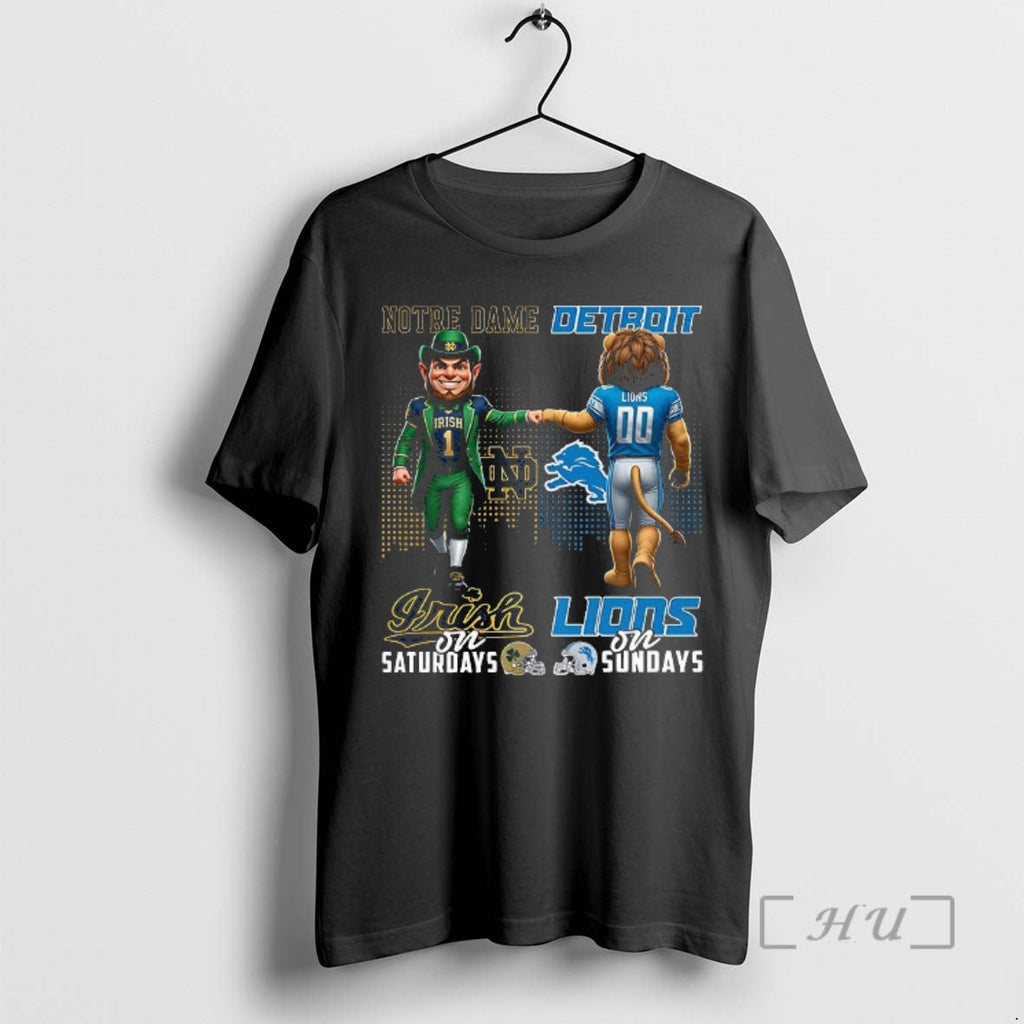 Officials Notre Dame Fighting Irish Saturdays Vs - Adult & Kids T-Shirts, Sweatshirts & Hoodies apparel design preview 1