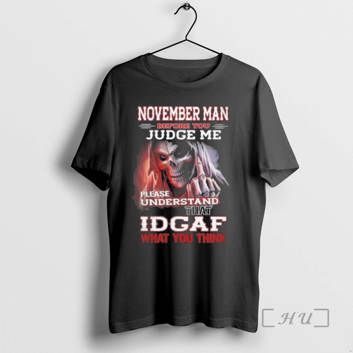 Officials November Death Man Before You Judge Me - Adult & Kids T-Shirts, Sweatshirts & Hoodies apparel design preview 1