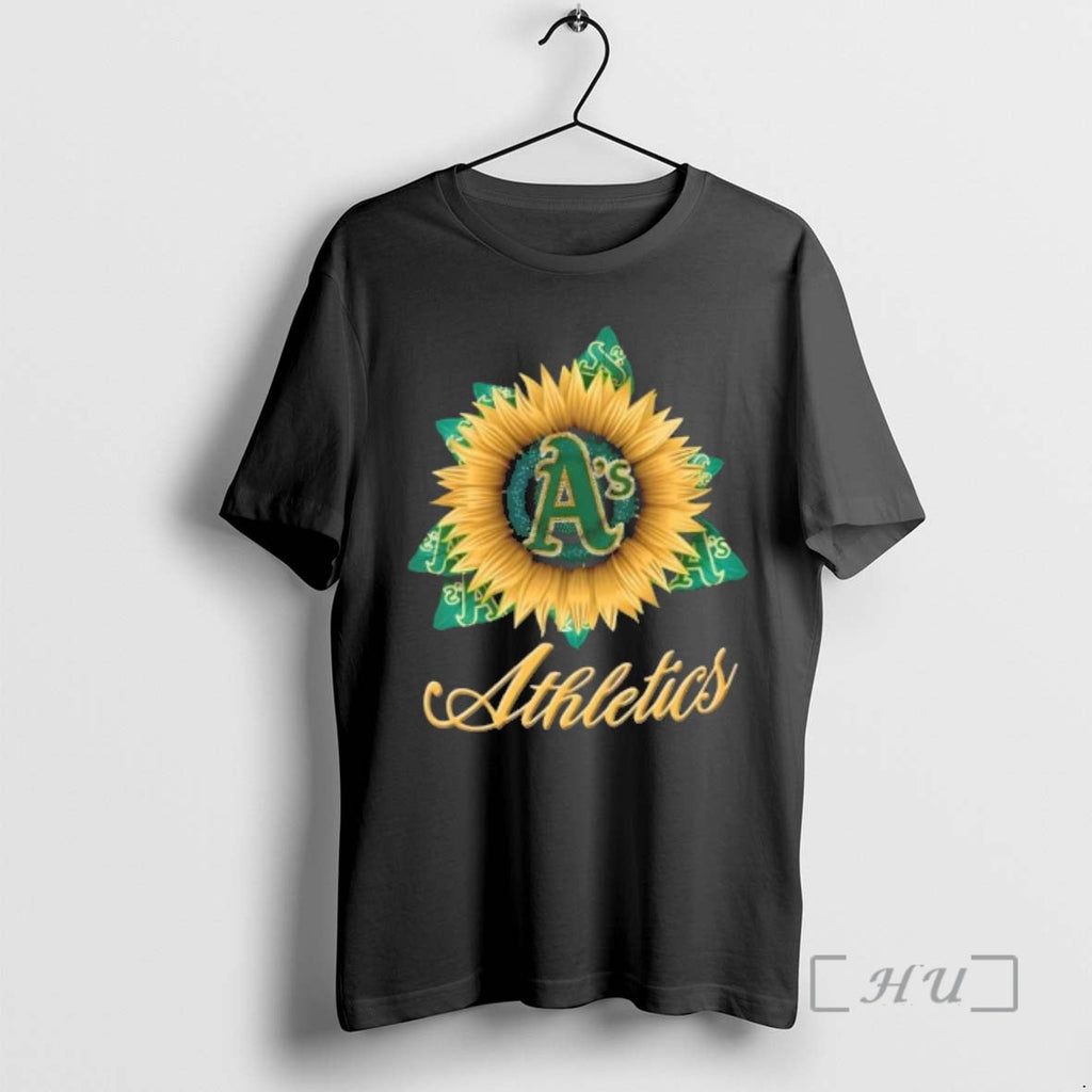 Officials Oakland Athletics Baseball X Sunflower - Adult & Kids T-Shirts, Sweatshirts & Hoodies apparel design preview 1