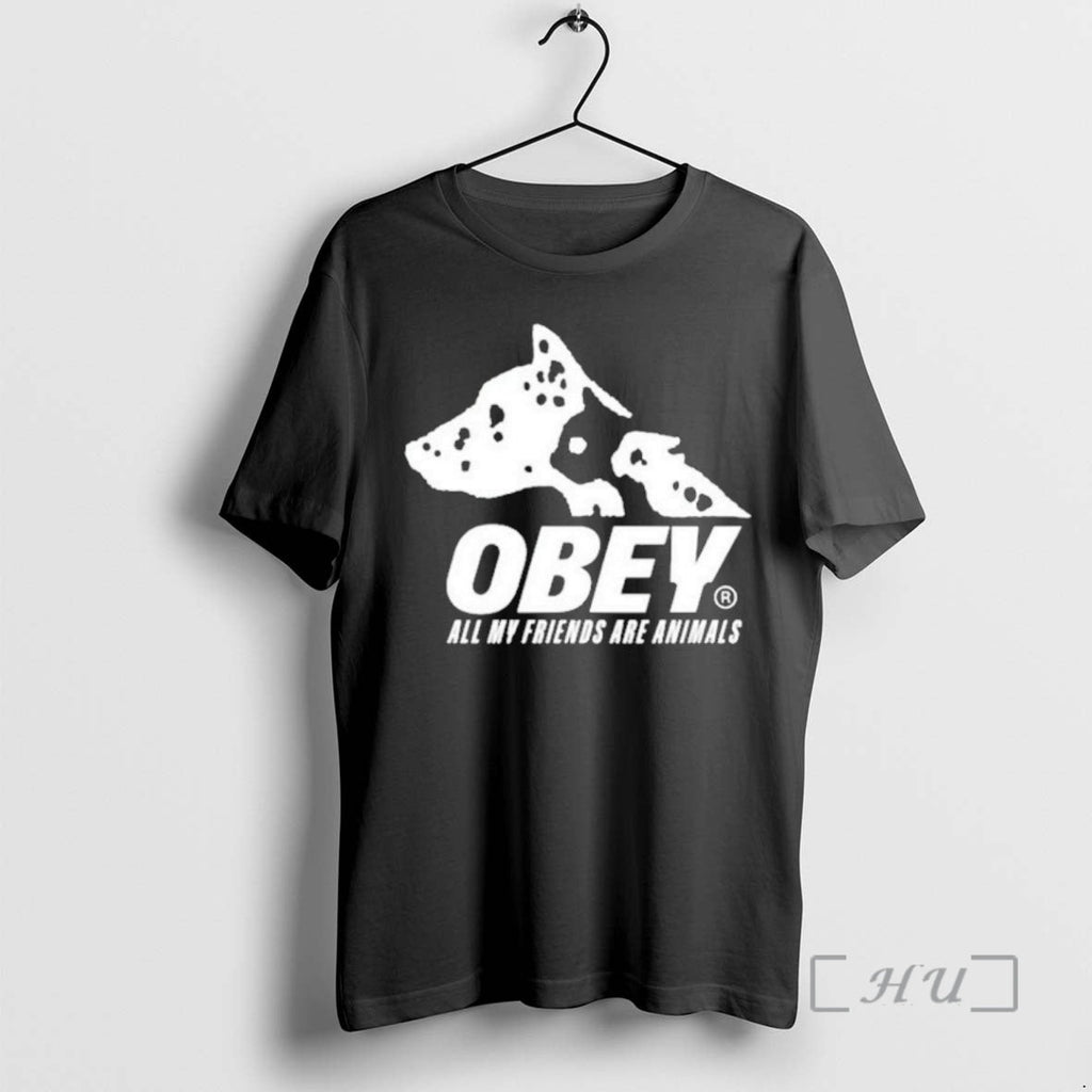 Officials Obey All My Friends Are Animals T - Adult & Kids T-Shirts, Sweatshirts & Hoodies apparel design preview 1