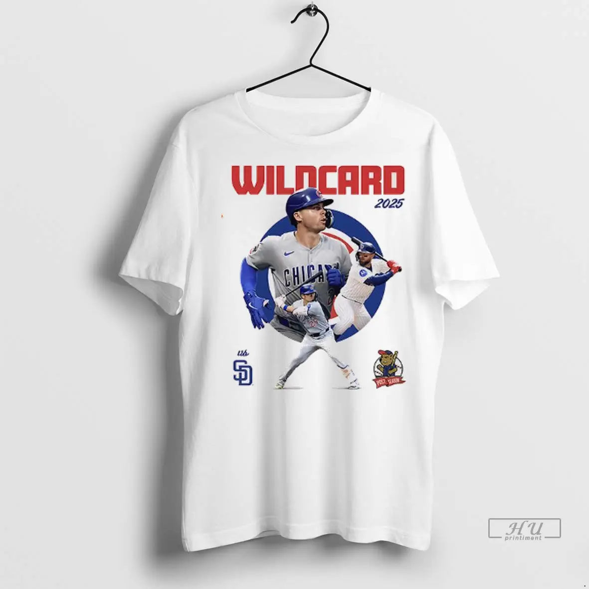 Officials October Wildcard 2025 Chicago Cubs - Adult & Kids T-Shirts, Sweatshirts & Hoodies apparel design preview 1