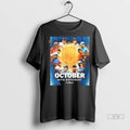 Officials October Hits Different Postseason 2025 - Adult & Kids T-Shirts, Sweatshirts & Hoodies apparel design preview 1