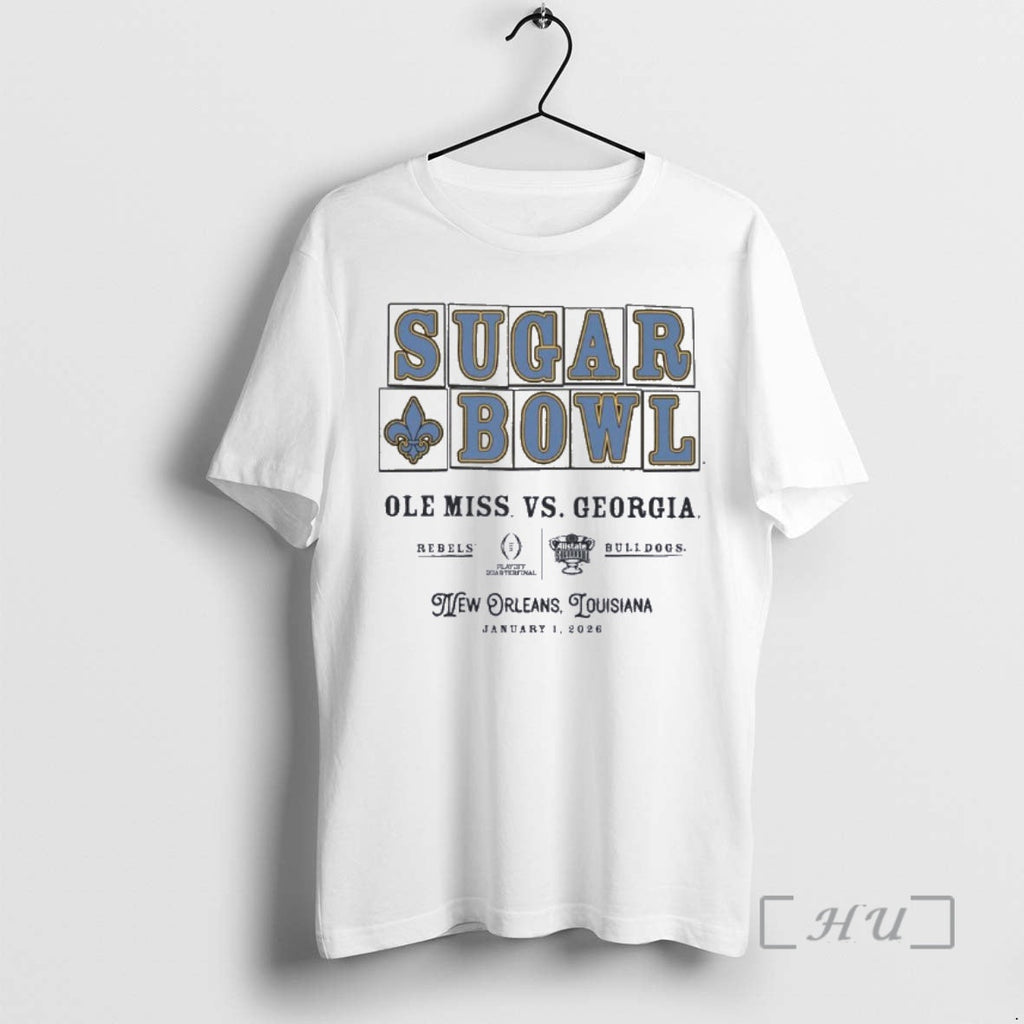 Officials Ole Miss Vs Georgia 2026 Allstate Sugar - Adult & Kids T-Shirts, Sweatshirts & Hoodies apparel design preview 1