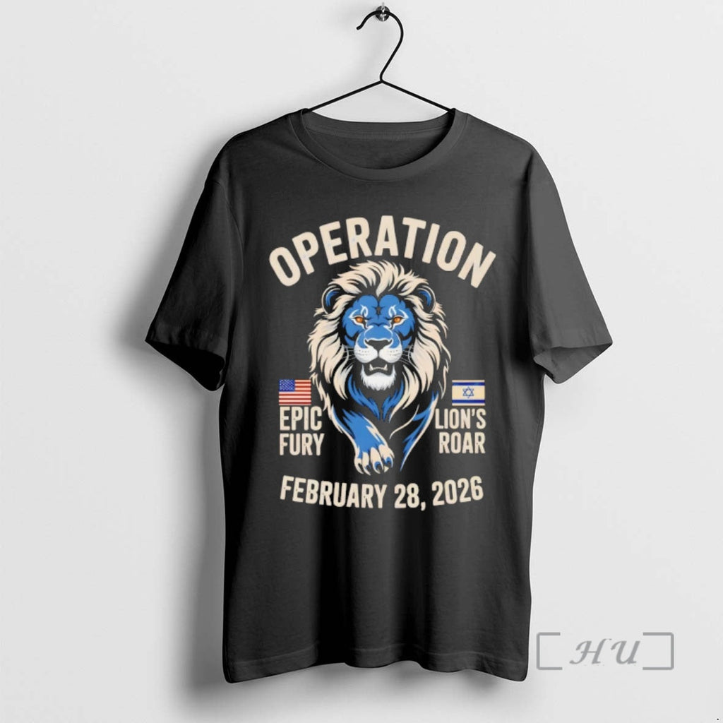 Officials Operation Lions Roar February 28 2026 - Adult & Kids T-Shirts, Sweatshirts & Hoodies apparel design preview 1