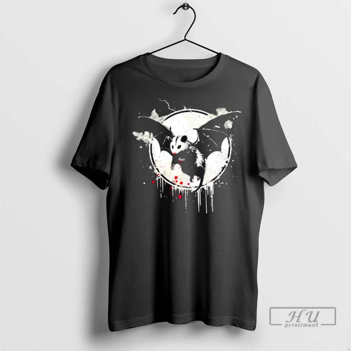 Officials Opossum Bat Halloween Lover - Adult & Kids T-Shirts, Sweatshirts & Hoodies apparel design preview 1