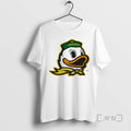 Officials Oregon Duck Mascot Head With Green Hat - Adult & Kids T-Shirts, Sweatshirts & Hoodies apparel design preview 1