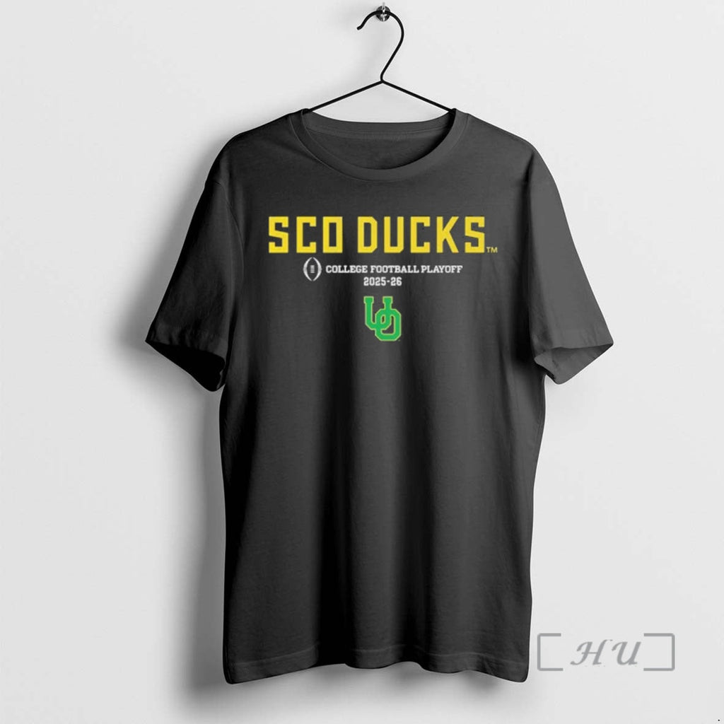 Officials Oregon Football 2025 Cfp Sco Ducks - Adult & Kids T-Shirts, Sweatshirts & Hoodies apparel design preview 1