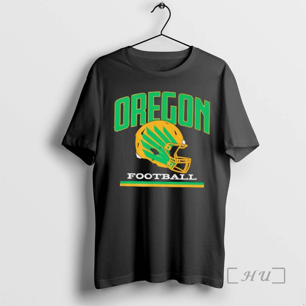 Officials Oregon Football Green And Yellow Helmet - Adult & Kids T-Shirts, Sweatshirts & Hoodies apparel design preview 1