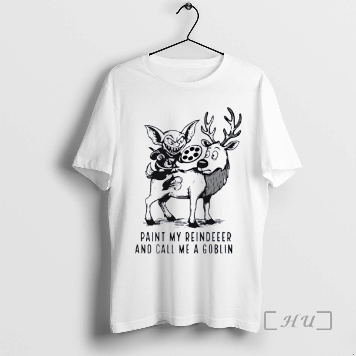 Officials Paint My Reindeer Call Me Goblin - Adult & Kids T-Shirts, Sweatshirts & Hoodies apparel design preview 1