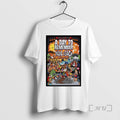 Officials Papa Roach Big Rock Tour April 04 15 2026 - Adult & Kids T-Shirts, Sweatshirts & Hoodies apparel design preview 1
