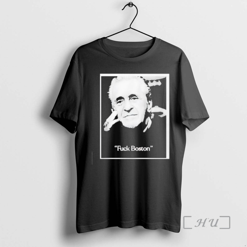 Officials Pat Riley Fuck Boston Portrait - Adult & Kids T-Shirts, Sweatshirts & Hoodies apparel design preview 1