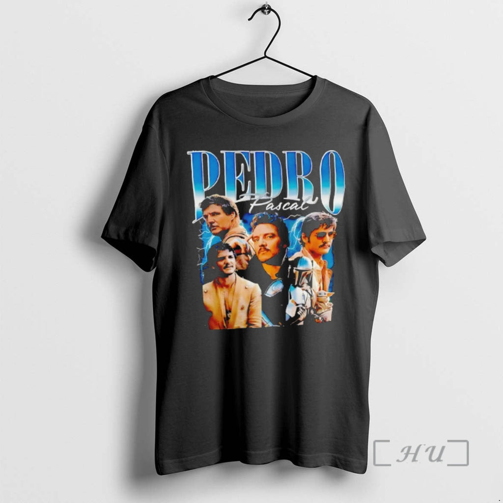 Officials Pedro Pascal Picture Collage Vintage - Adult & Kids T-Shirts, Sweatshirts & Hoodies apparel design preview 1