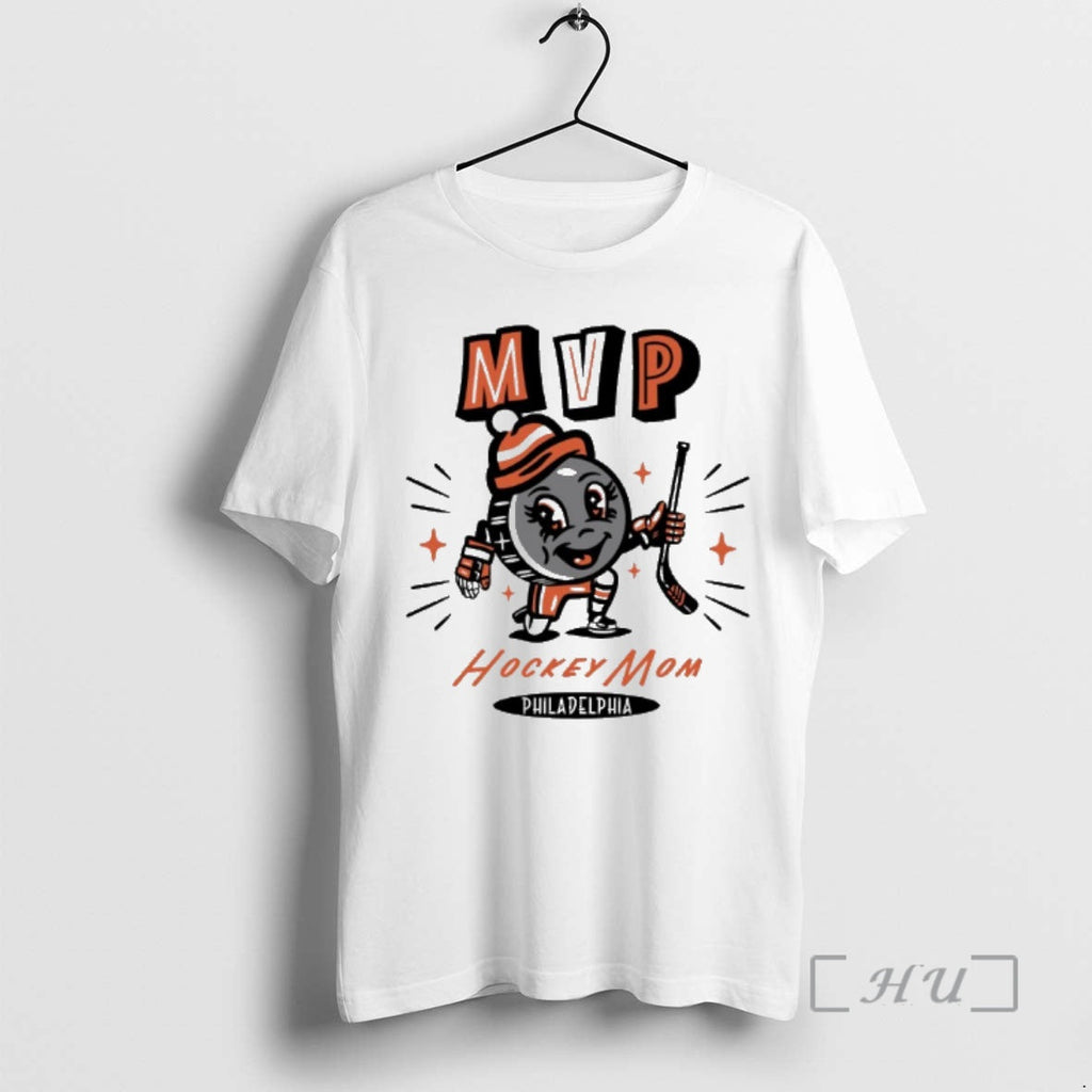 Officials Philadelphia Flyers 2025 Mvp Hockey Mom - Adult & Kids T-Shirts, Sweatshirts & Hoodies apparel design preview 1