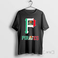 Officials Pittsburgh Pirates Baseball X Mexican Flag - Adult & Kids T-Shirts, Sweatshirts & Hoodies apparel design preview 1