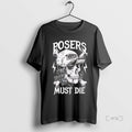 Officials Posers Must Die Skull - Adult & Kids T-Shirts, Sweatshirts & Hoodies apparel design preview 1