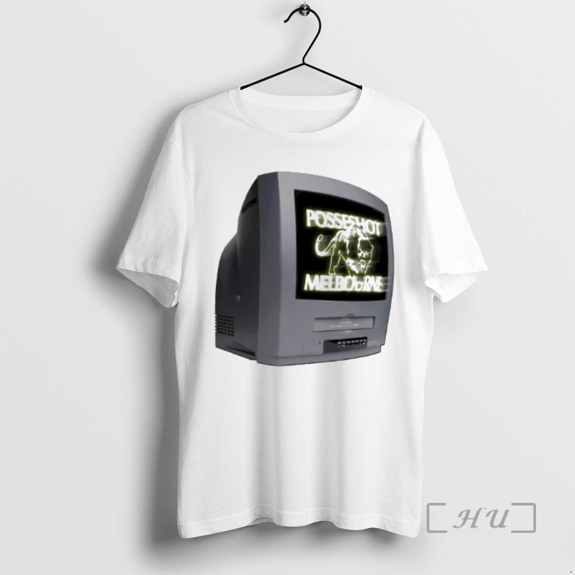 Officials Posseshot Melbourne Tv Glow Front Print - Adult & Kids T-Shirts, Sweatshirts & Hoodies apparel design preview 1