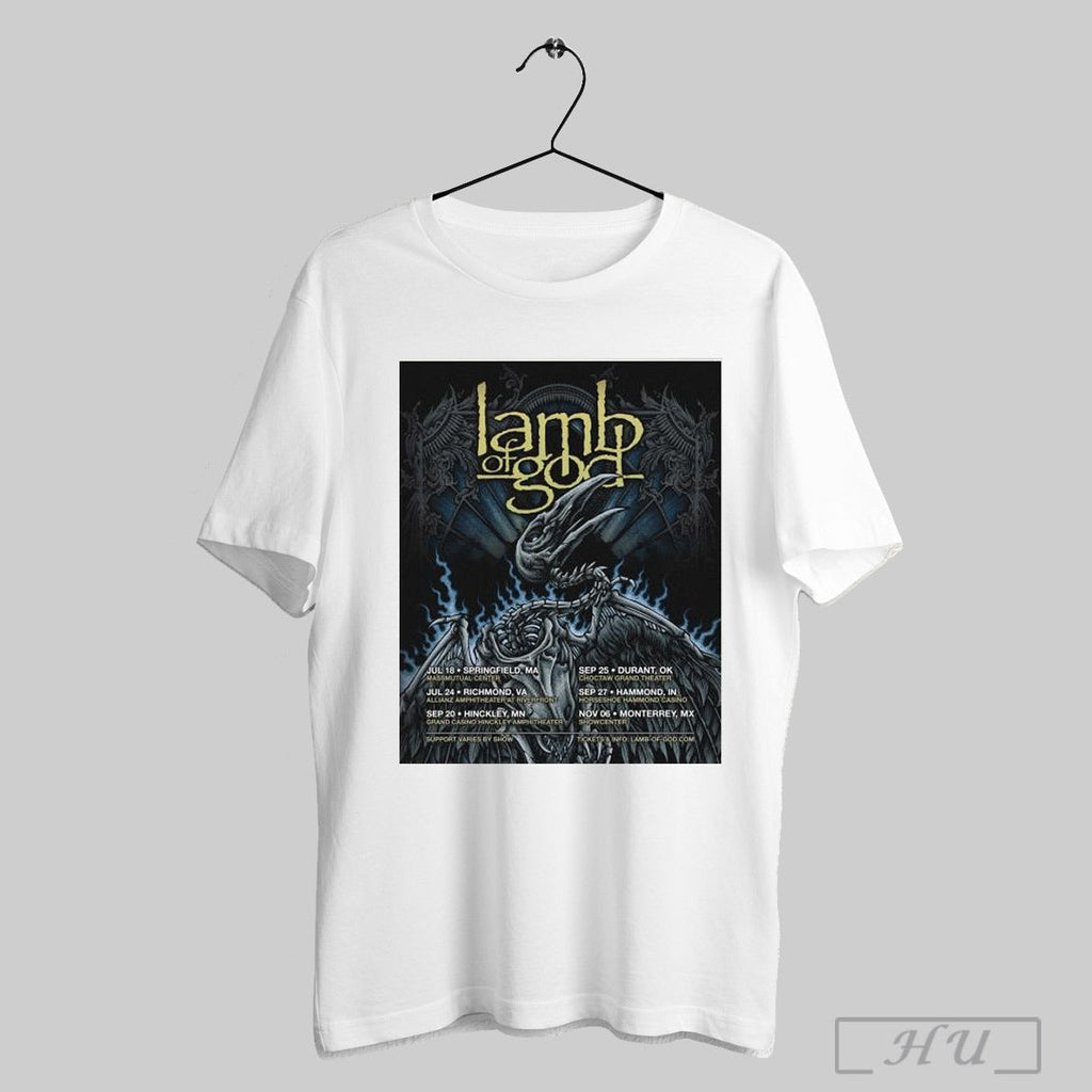 Officials Poster Lamb Of God Jul 18 Sep 20 2025 - Adult & Kids T-Shirts, Sweatshirts & Hoodies apparel design preview 1