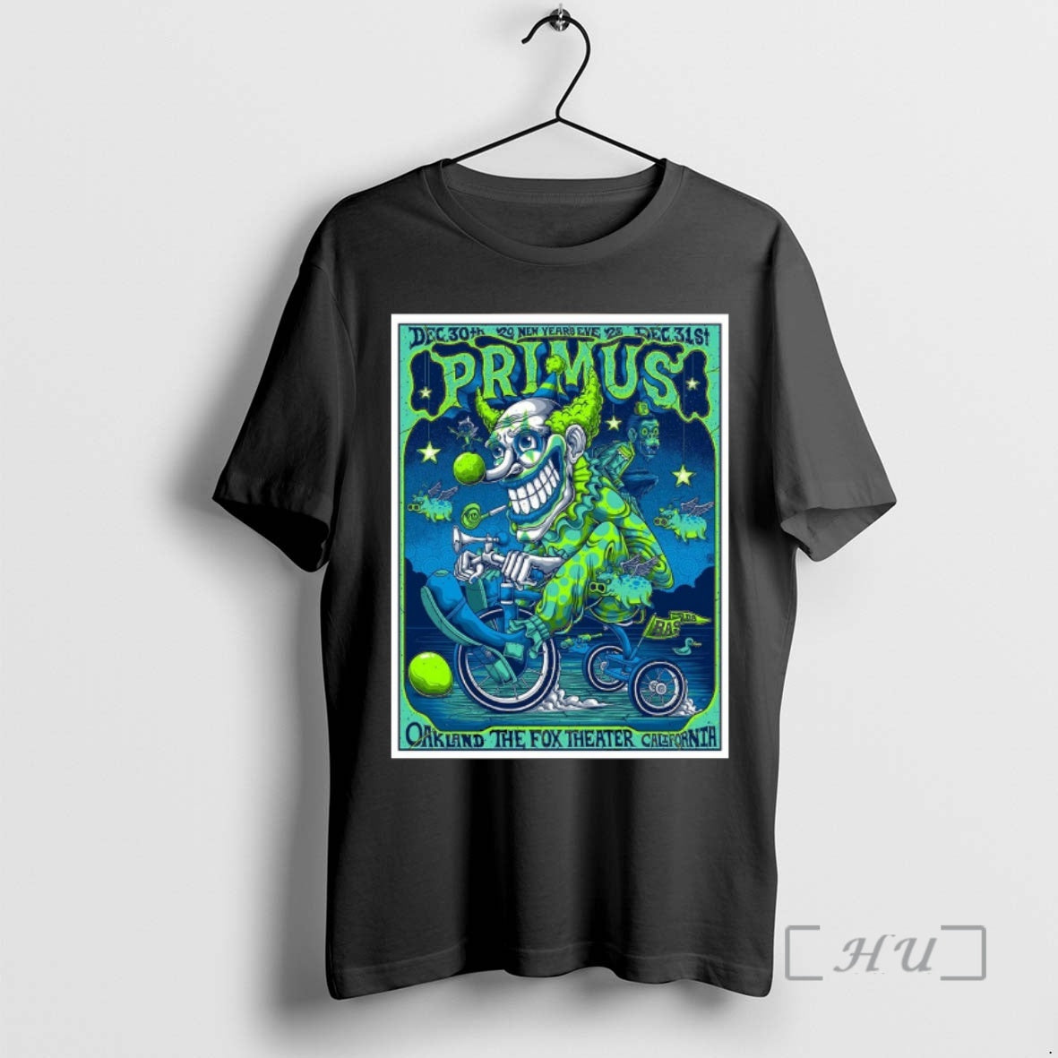 Officials Primus 2025 New Years Eve Shows Oakland - Adult & Kids T-Shirts, Sweatshirts & Hoodies apparel design preview 1
