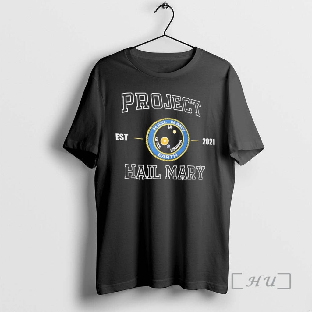 Officials Project Hail Mary Earth Est 2021 Logo - Adult & Kids T-Shirts, Sweatshirts & Hoodies apparel design preview 1