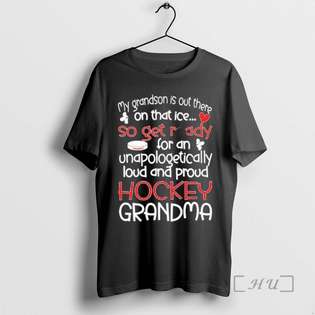 Officials Proud Ice Hockey Grandmother Grandma - Adult & Kids T-Shirts, Sweatshirts & Hoodies apparel design preview 1