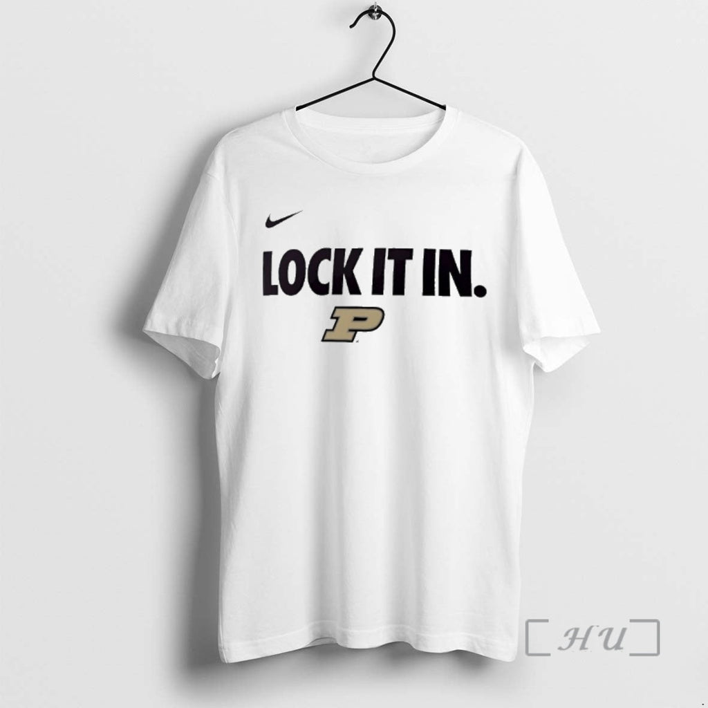 Officials Purdue Boilermakers Lock It In 2026 On - Adult & Kids T-Shirts, Sweatshirts & Hoodies apparel design preview 1