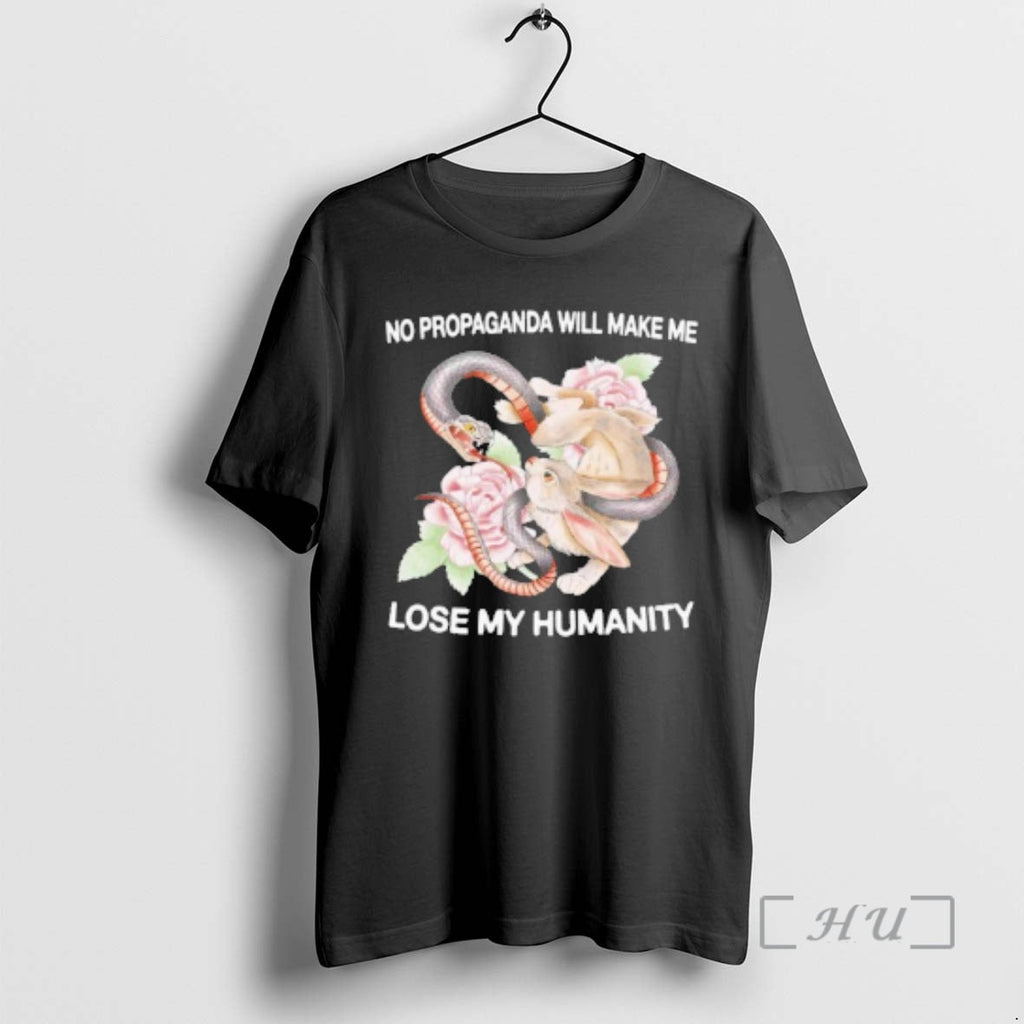 Officials Rabbit And Snake No Propaganda Will Make Me - Adult & Kids T-Shirts, Sweatshirts & Hoodies apparel design preview 1