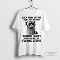 Officials Raccoon Back In My Day We Didnt Have As - Adult & Kids T-Shirts, Sweatshirts & Hoodies apparel design preview 1