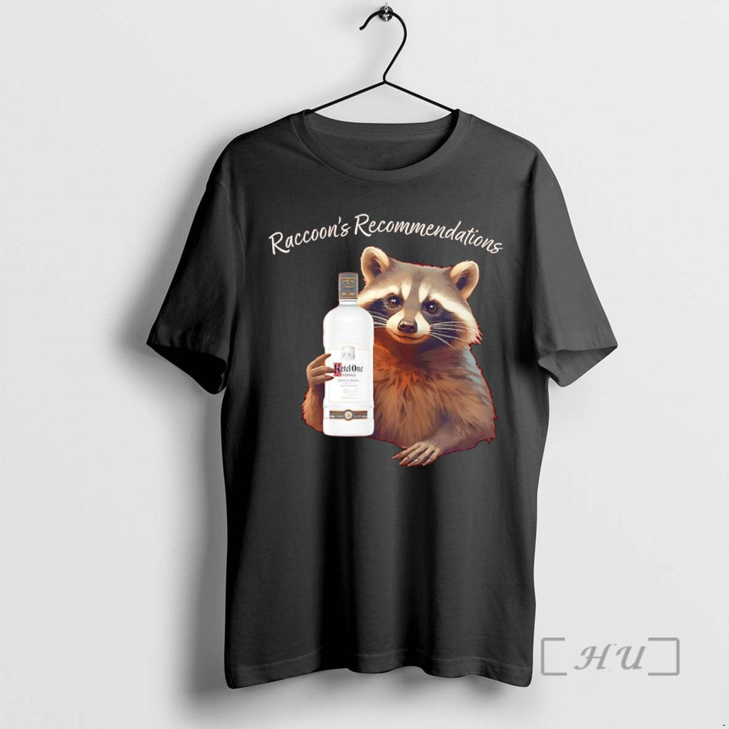 Officials Raccoon Recommendations Ketel One Vodka - Adult & Kids T-Shirts, Sweatshirts & Hoodies apparel design preview 1
