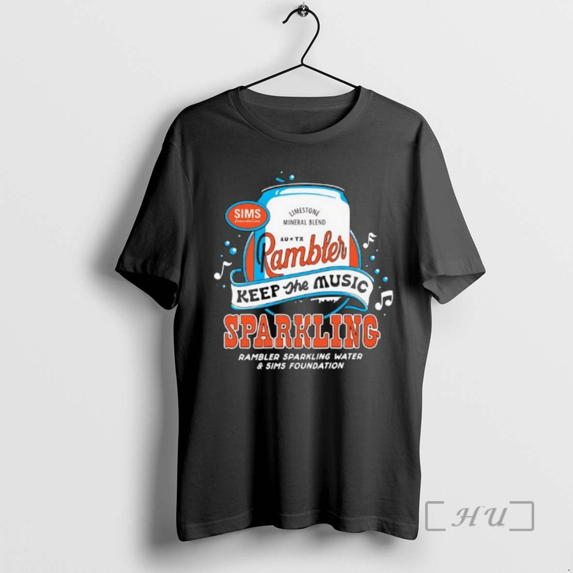 Officials Rambler Sparkling Water Keep Music Sims - Adult & Kids T-Shirts, Sweatshirts & Hoodies apparel design preview 1