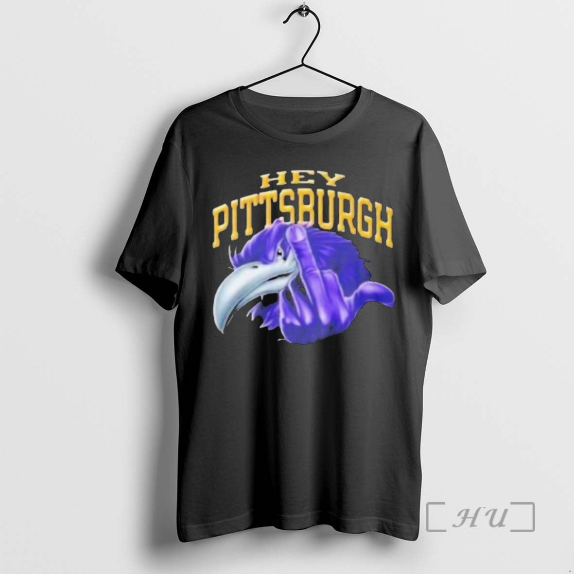 Officials Ravens Hey Pittsburgh Fuck You - Adult & Kids T-Shirts, Sweatshirts & Hoodies apparel design preview 1