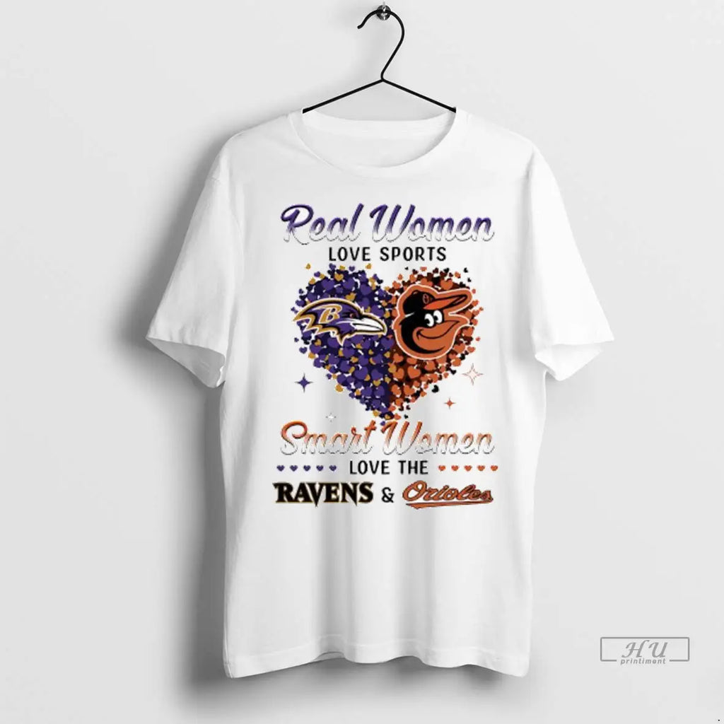 Officials Real Women Love Sports Smart The Baltimore - Adult & Kids T-Shirts, Sweatshirts & Hoodies apparel design preview 1