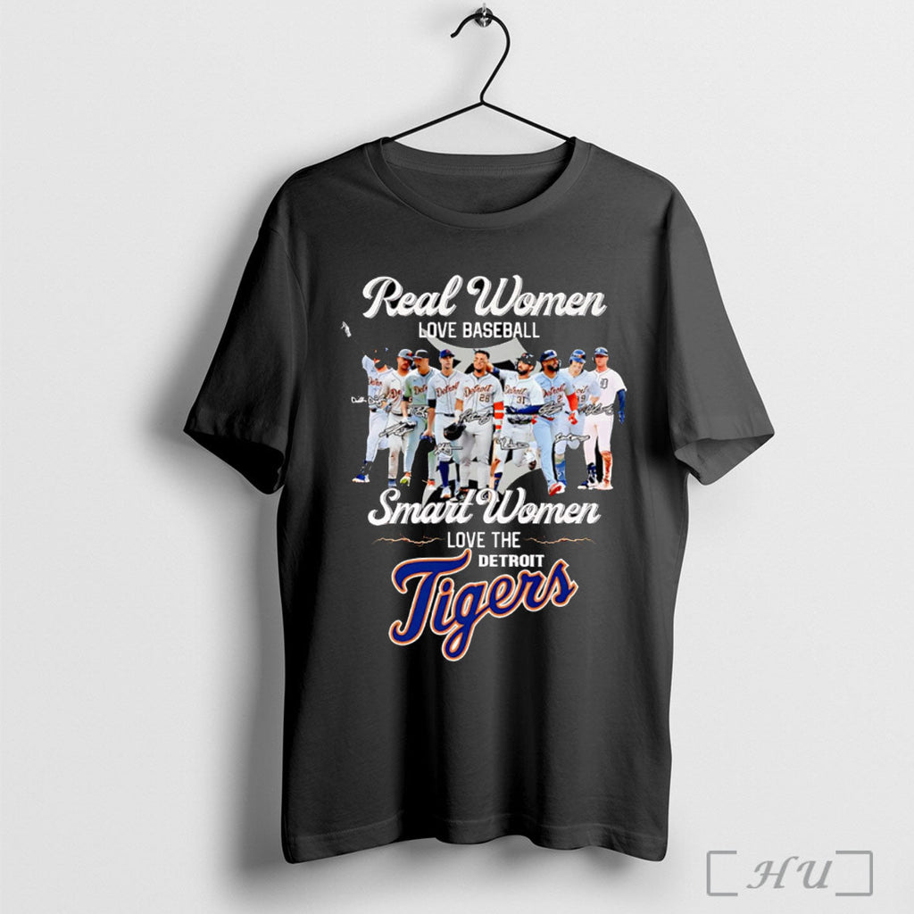 Officials Real Women Love Baseball Smart The Detroit - Adult & Kids T-Shirts, Sweatshirts & Hoodies apparel design preview 1