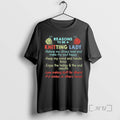 Officials Reasons Be Knitting Lady - Adult & Kids T-Shirts, Sweatshirts & Hoodies apparel design preview 1