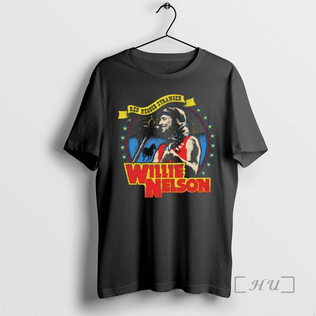 Officials Red Headed Stranger Willie Nelson - Adult & Kids T-Shirts, Sweatshirts & Hoodies apparel design preview 1