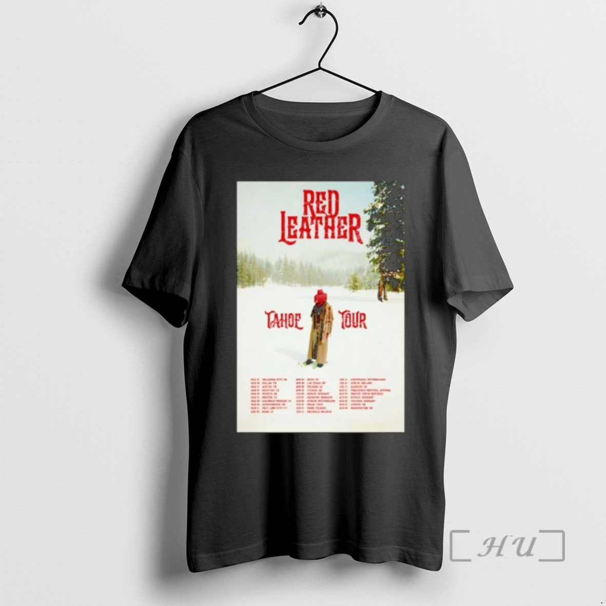 Officials Red Leather Tahoe World Tour 2026 - Adult & Kids T-Shirts, Sweatshirts & Hoodies apparel design preview 1