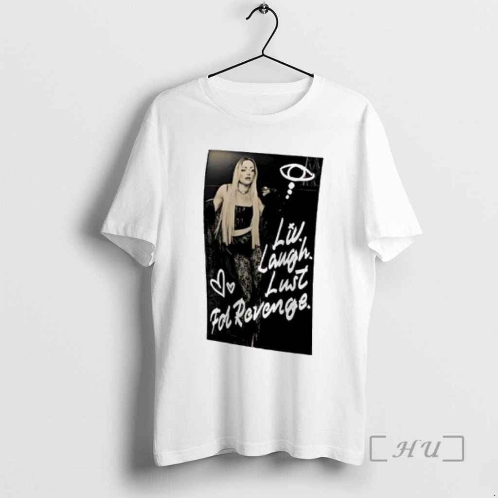 Officials Red Liv Morgan Laugh Lust Revenge - Adult & Kids T-Shirts, Sweatshirts & Hoodies apparel design preview 1