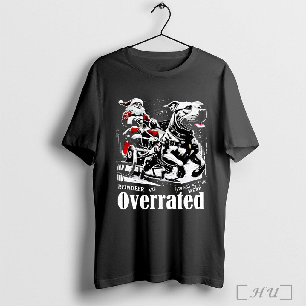 Officials Reindeer Are Overrated Christmas Sweater - Adult & Kids T-Shirts, Sweatshirts & Hoodies apparel design preview 1
