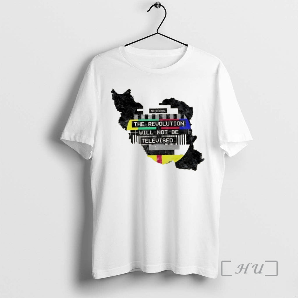 Officials Revolution Will Not Be Televised Iran Map - Adult & Kids T-Shirts, Sweatshirts & Hoodies apparel design preview 1