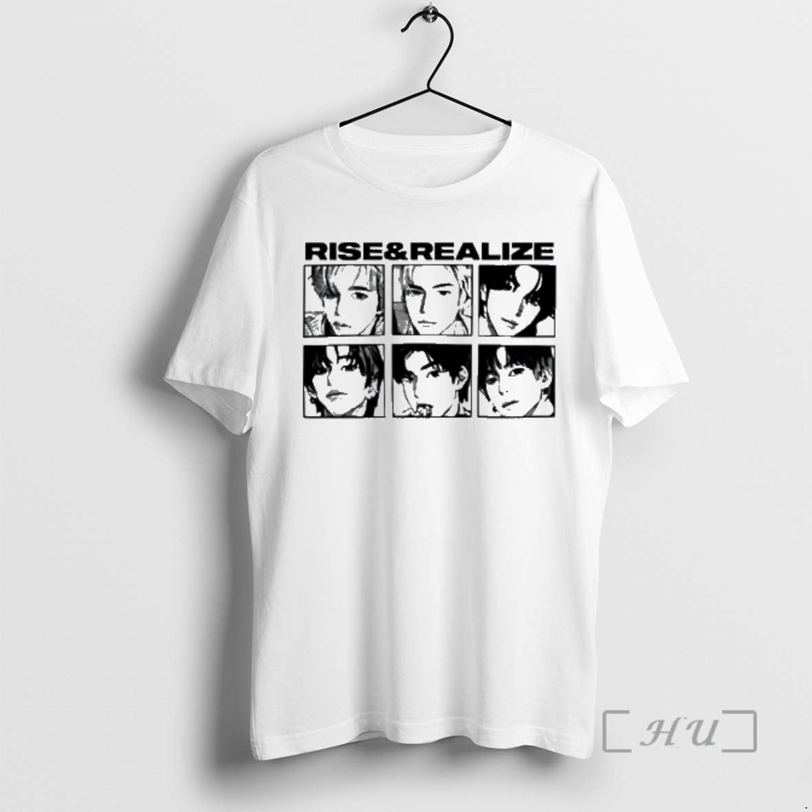 Officials Rise Realize Boy Band Six Member Face - Adult & Kids T-Shirts, Sweatshirts & Hoodies apparel design preview 1