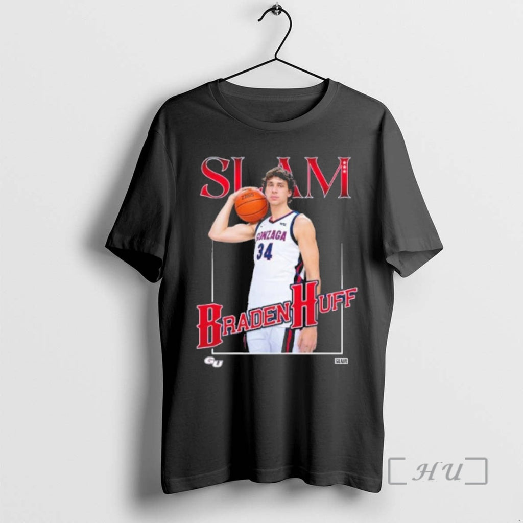 Officials Slam Braden Huff Gonzaga Bulldogs - Adult & Kids T-Shirts, Sweatshirts & Hoodies apparel design preview 1