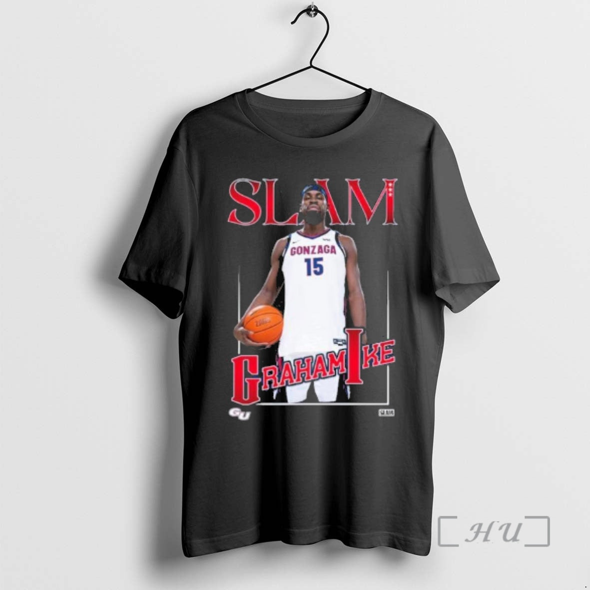 Officials Slam Graham Ike Gonzaga Bulldogs - Adult & Kids T-Shirts, Sweatshirts & Hoodies apparel design preview 1